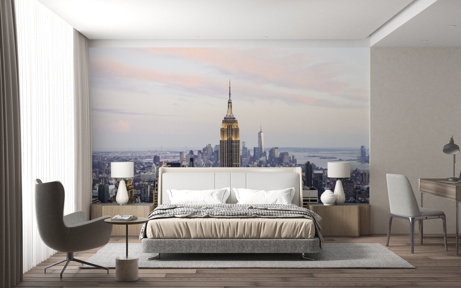 Fototapeten Empire State Building Lighting