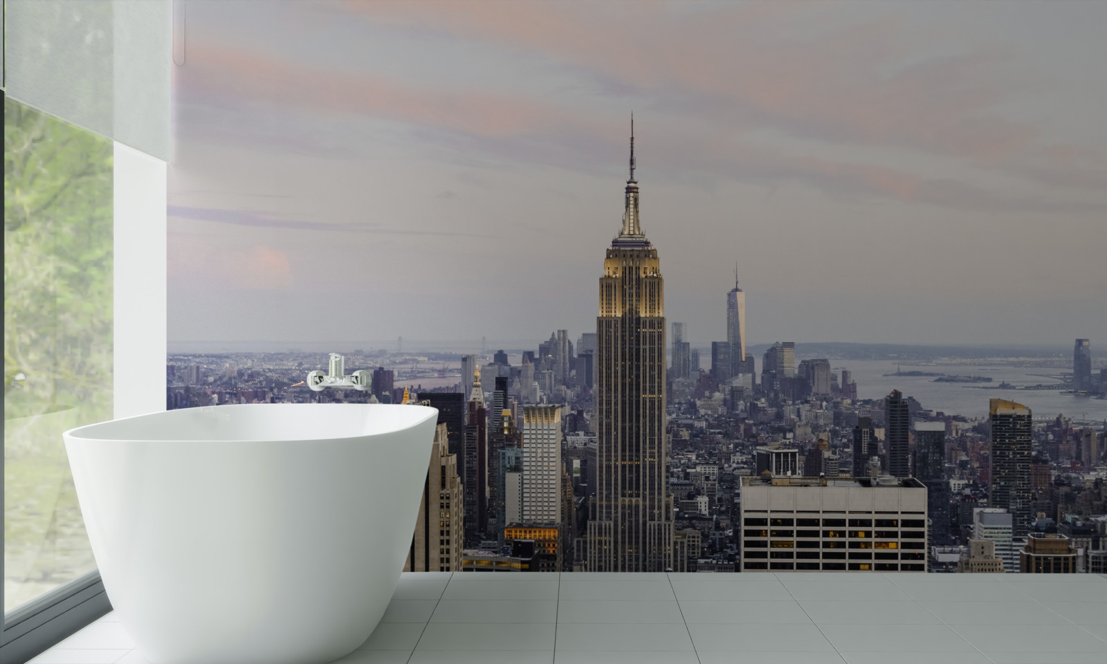 Fototapeten Empire State Building Lighting
