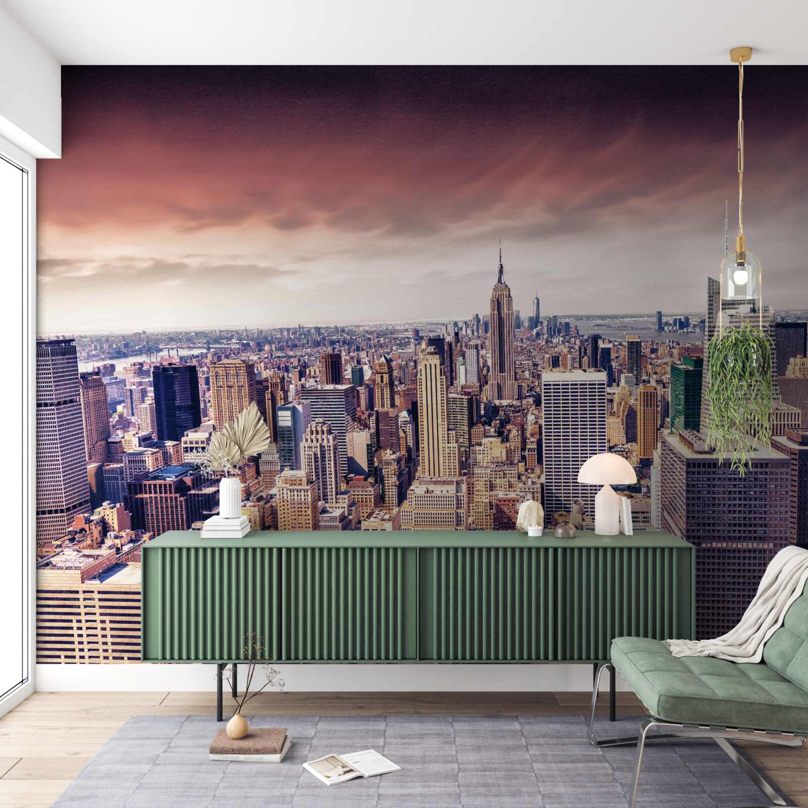 Fototapeten New Yorker Wolkenkratzer