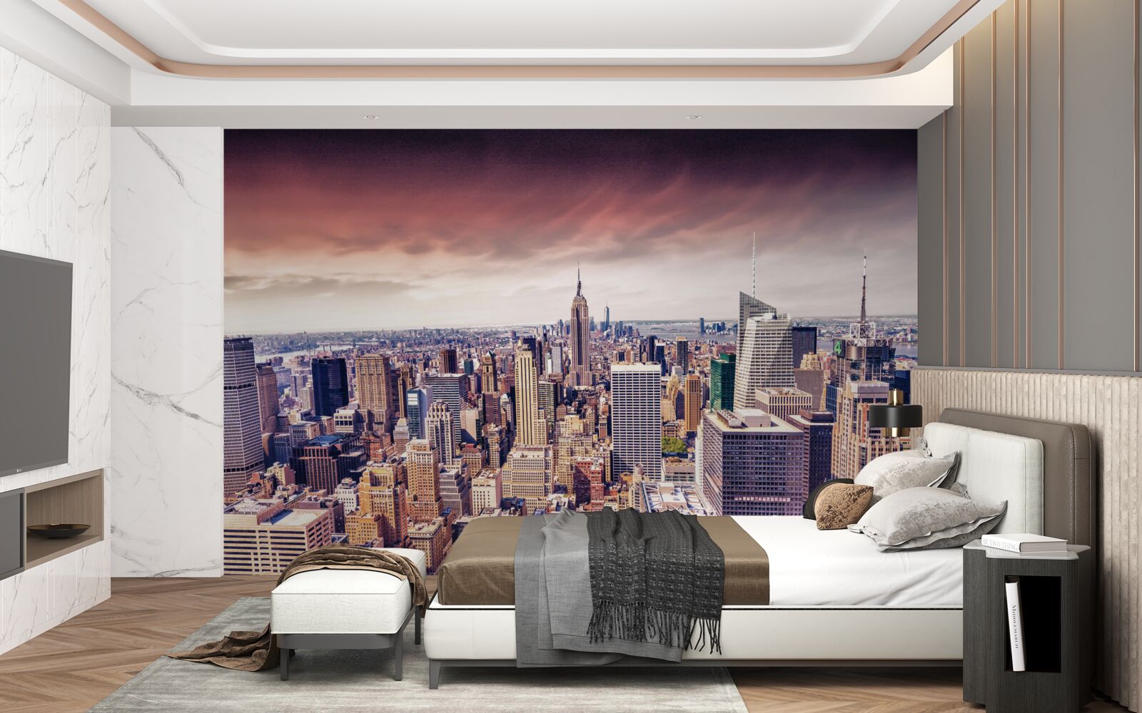 Fototapeten New Yorker Wolkenkratzer