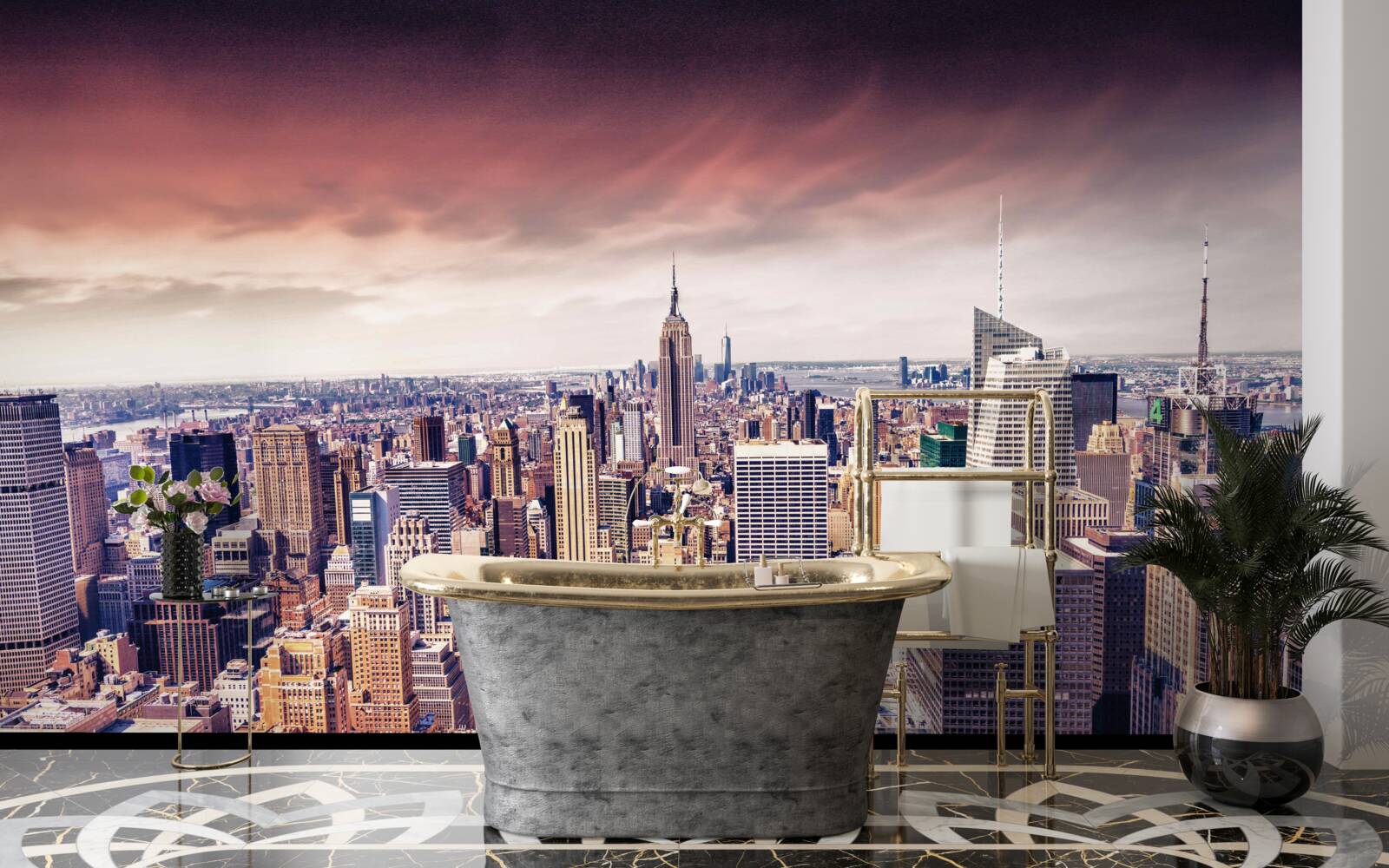 Fototapeten New Yorker Wolkenkratzer