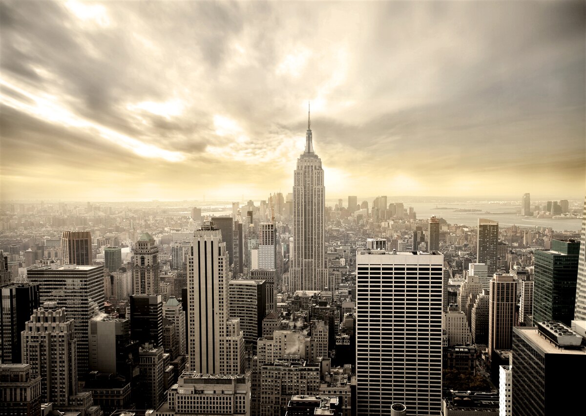 Fototapeten Der Anblick von New York aus der Vogelperspektive ist wunderschön