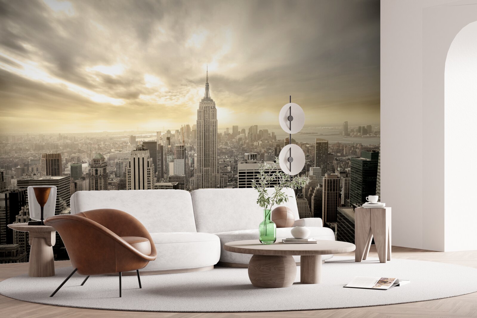 Fototapeten Der Anblick von New York aus der Vogelperspektive ist wunderschön