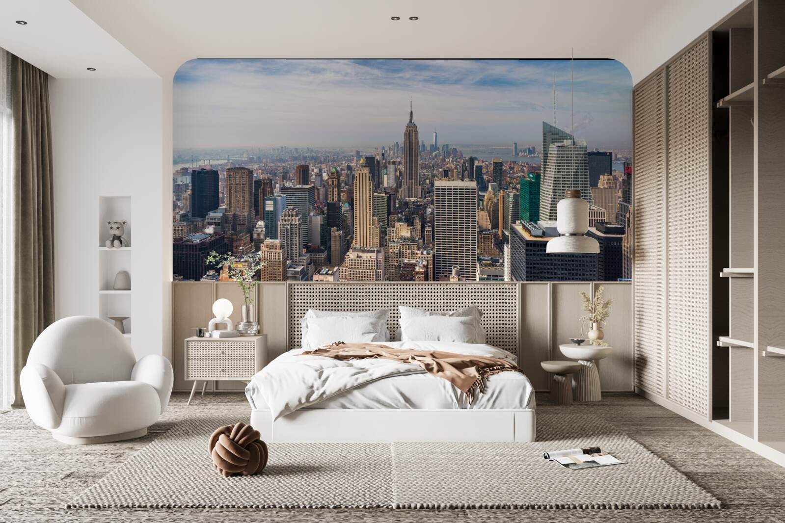 Fototapeten Blick auf New York von oben