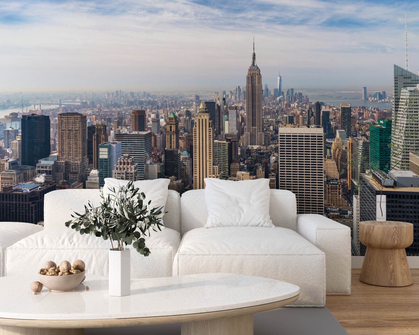 Fototapeten Blick auf New York von oben