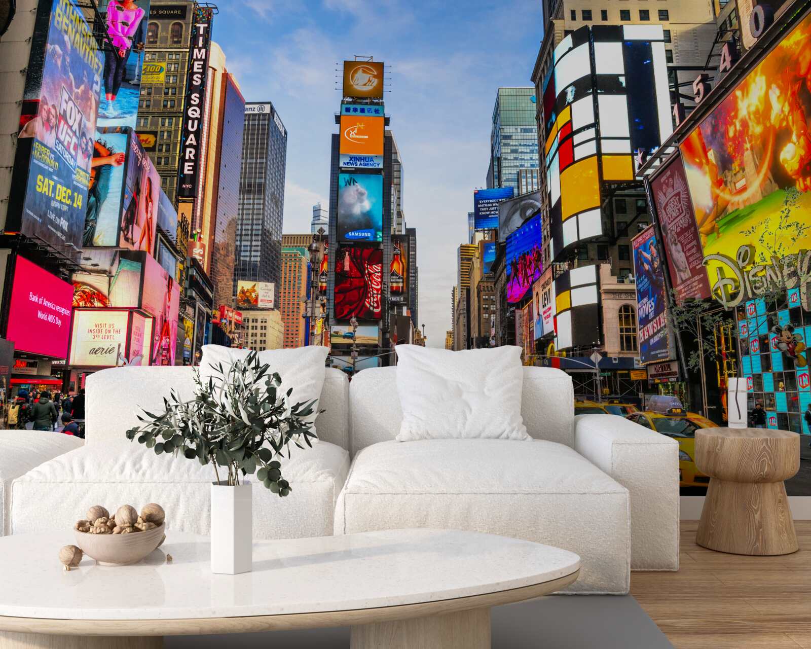 Fototapeten Active Times Square Street