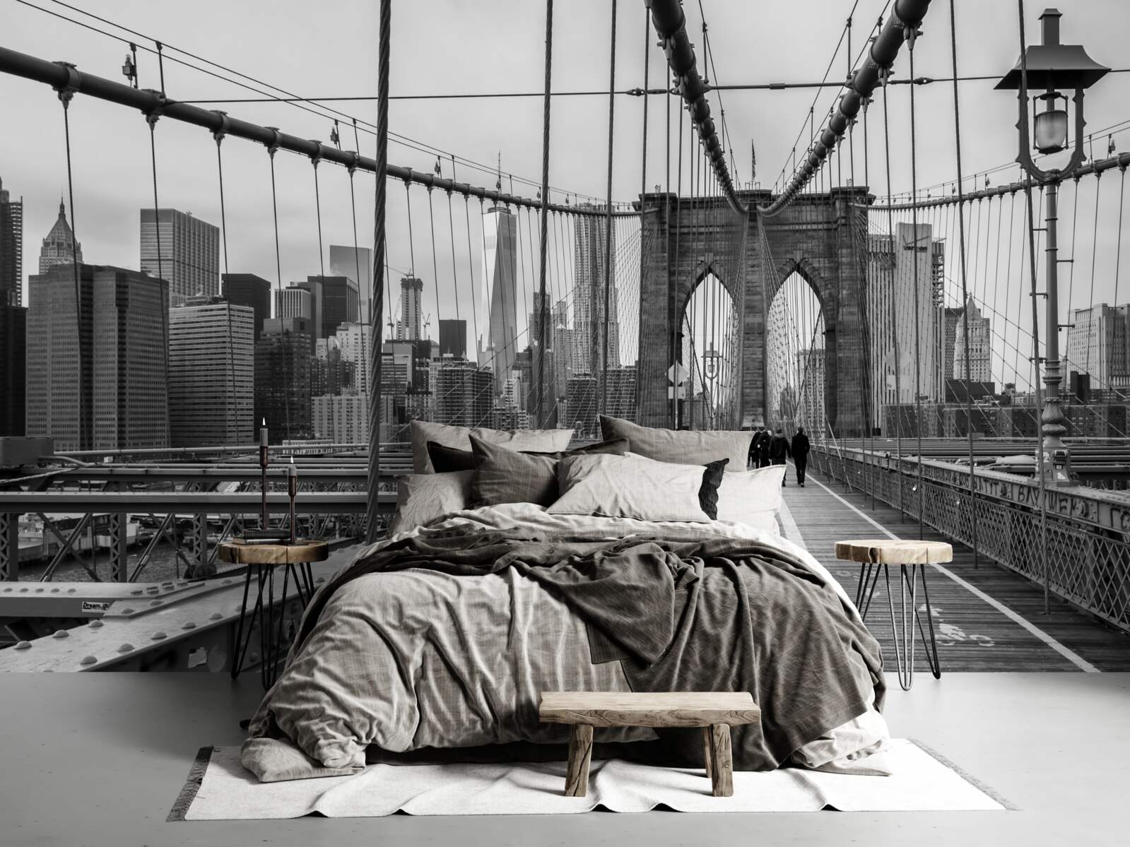 Fototapeten Manhattan Bridge