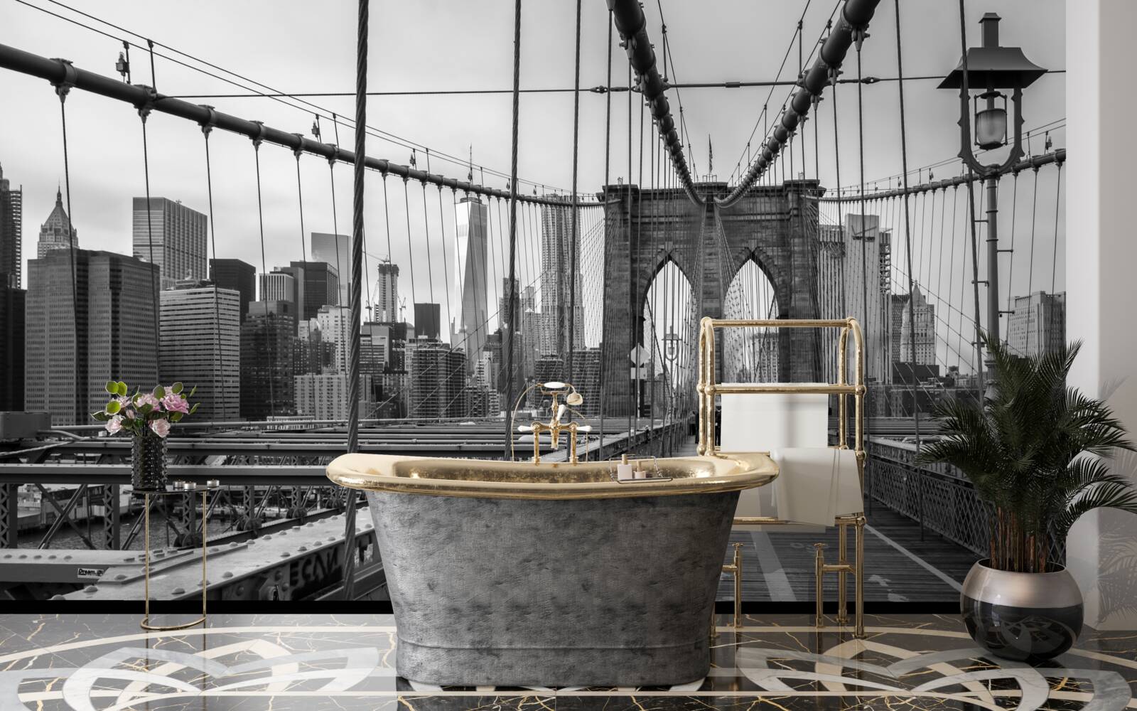 Fototapeten Manhattan Bridge