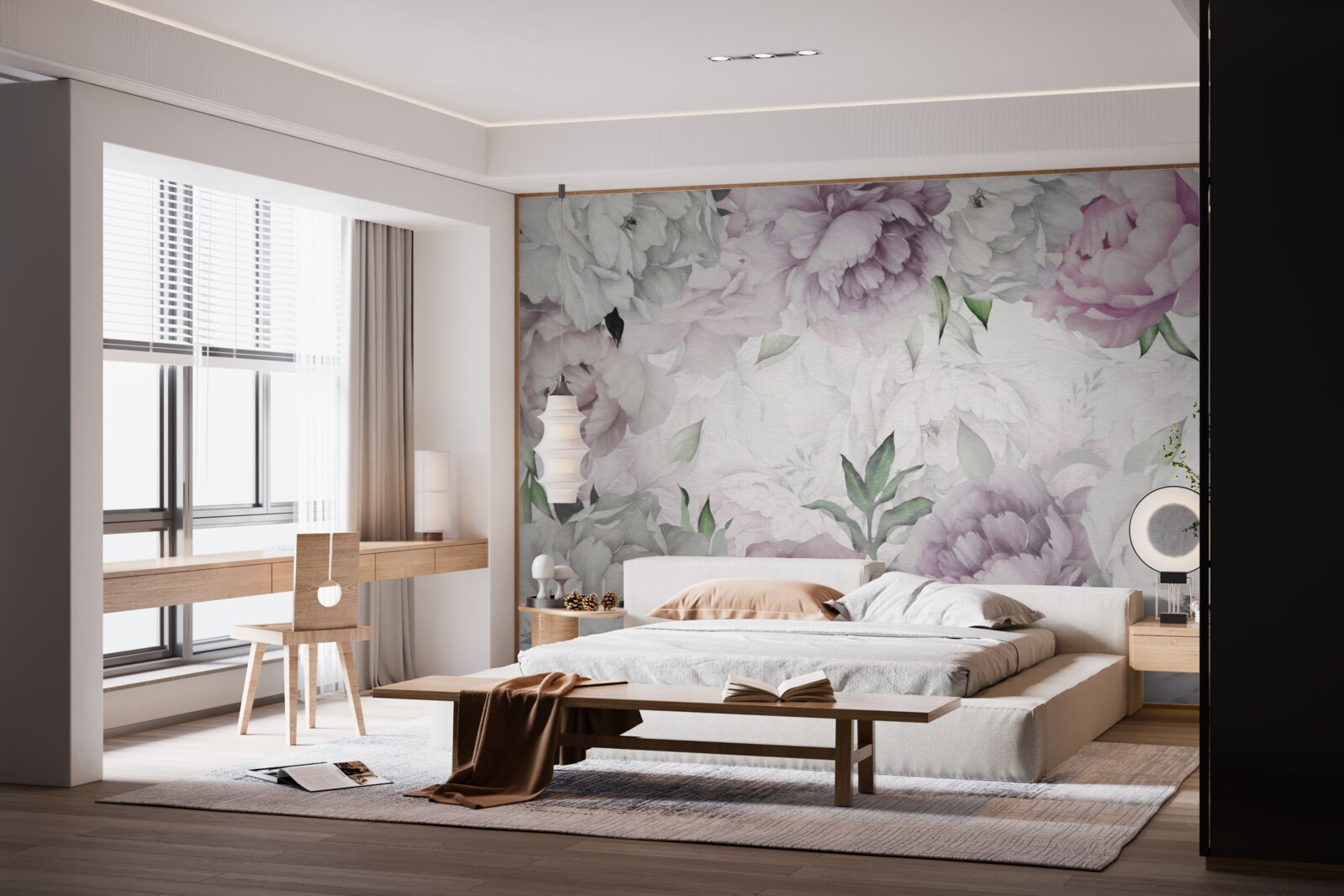Fototapeten Elegante Blumenknospen