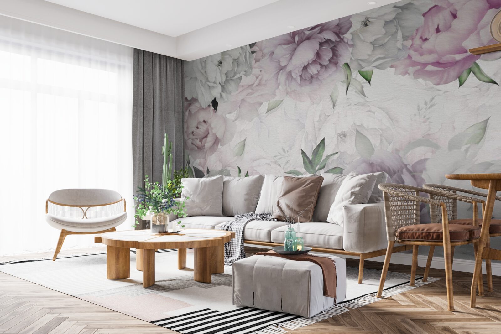 Fototapeten Elegante Blumenknospen