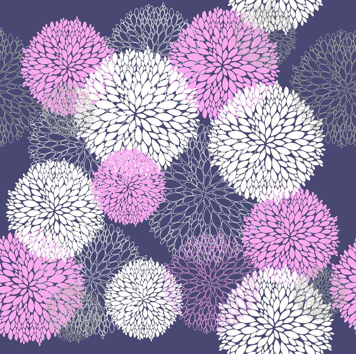 Fototapeten Rosa und weiße Anemonen