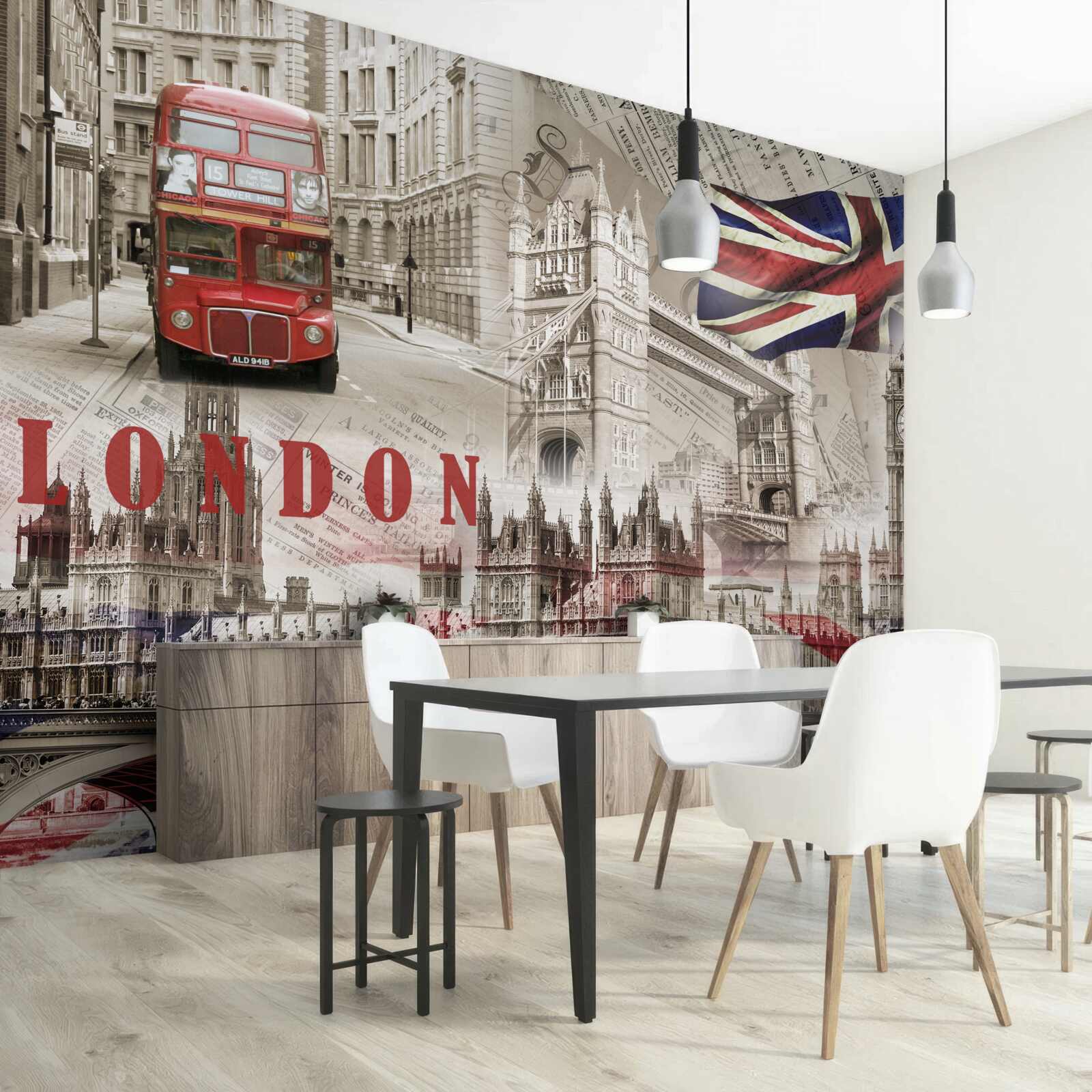 Fototapeten Londons Hauptsymbole