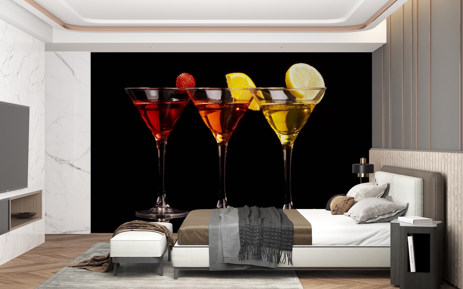 Fototapeten Cocktailästhetik