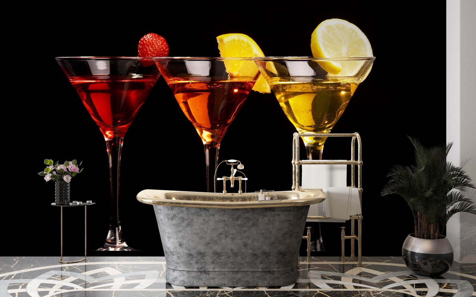 Fototapeten Cocktailästhetik