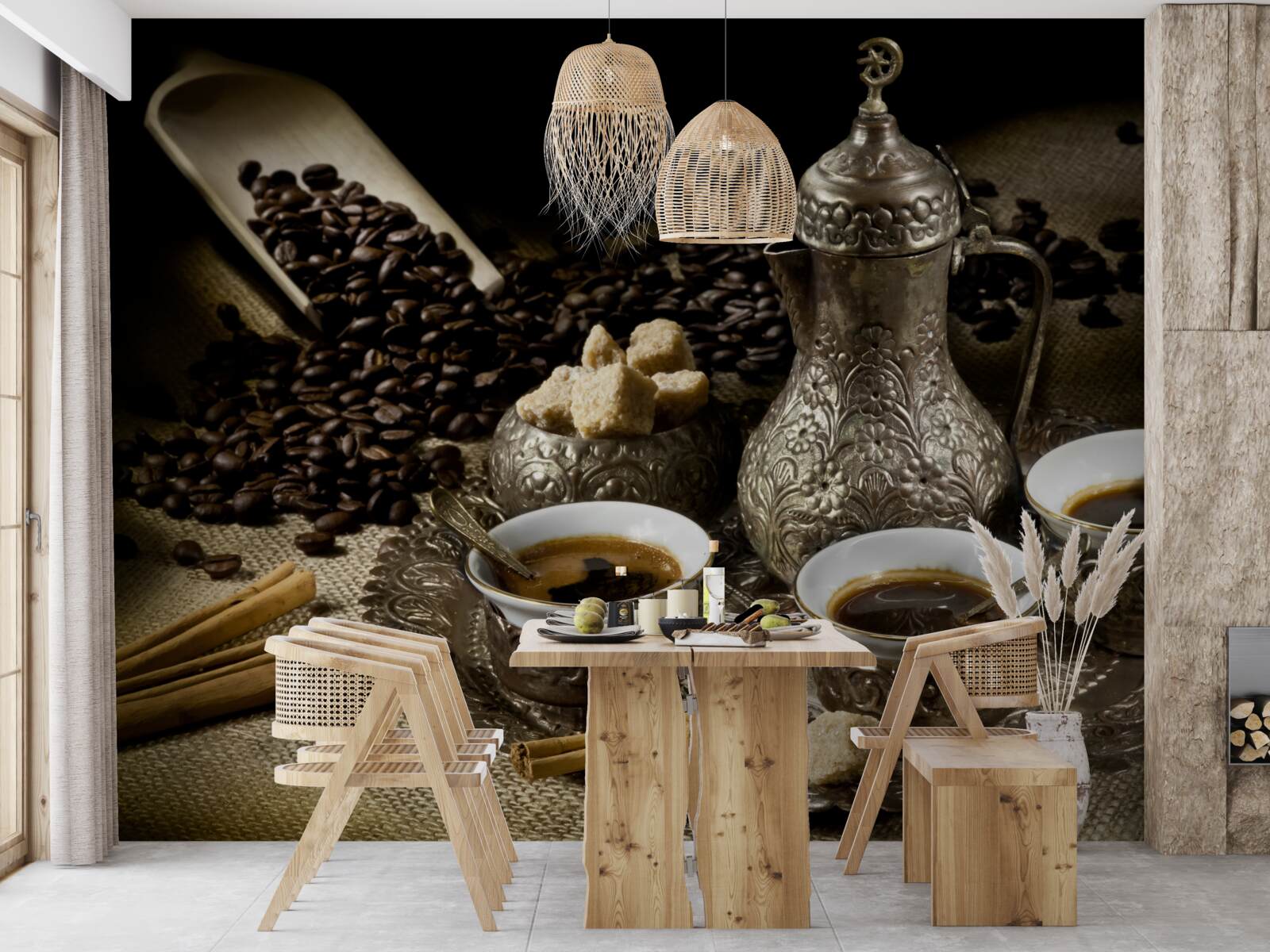 Fototapeten Kaffeepause
