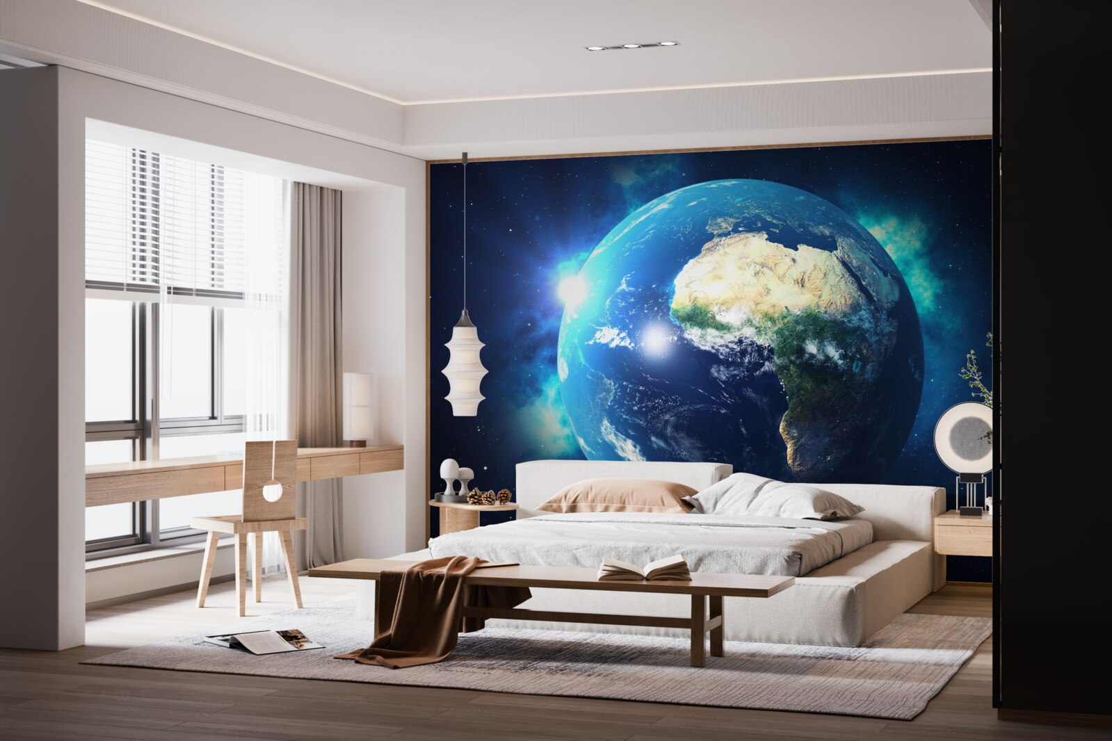 Fototapeten Afrika und Planet Erde