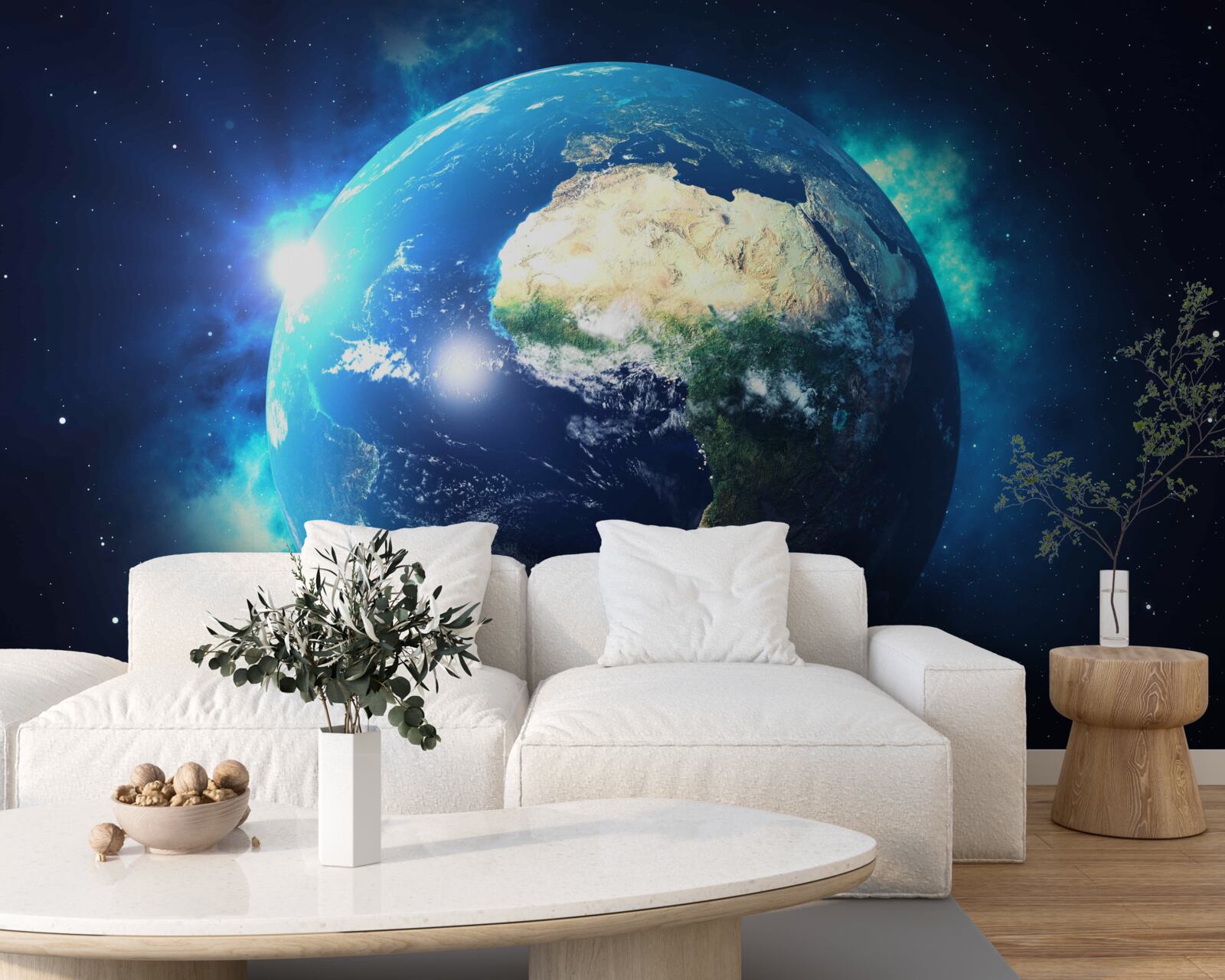 Fototapeten Afrika und Planet Erde