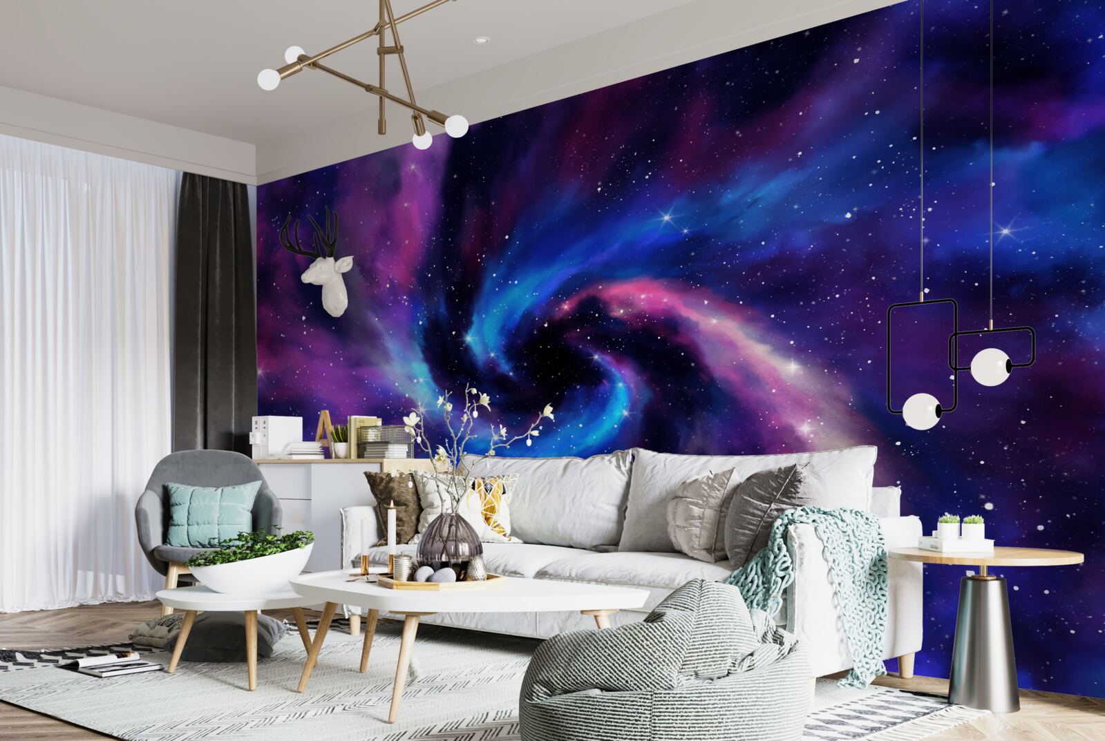 Fototapeten Faszinierende Schatten des Universums