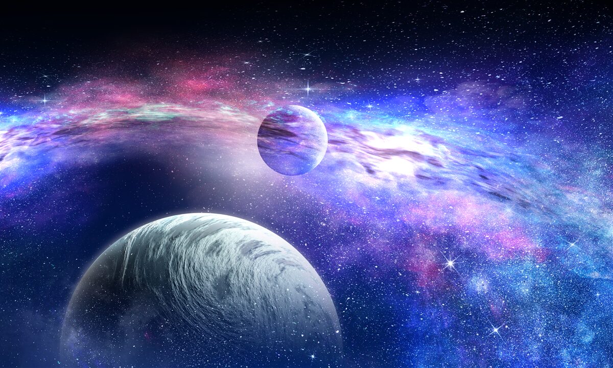 Fototapeten ungelöste Tiefen des Universums