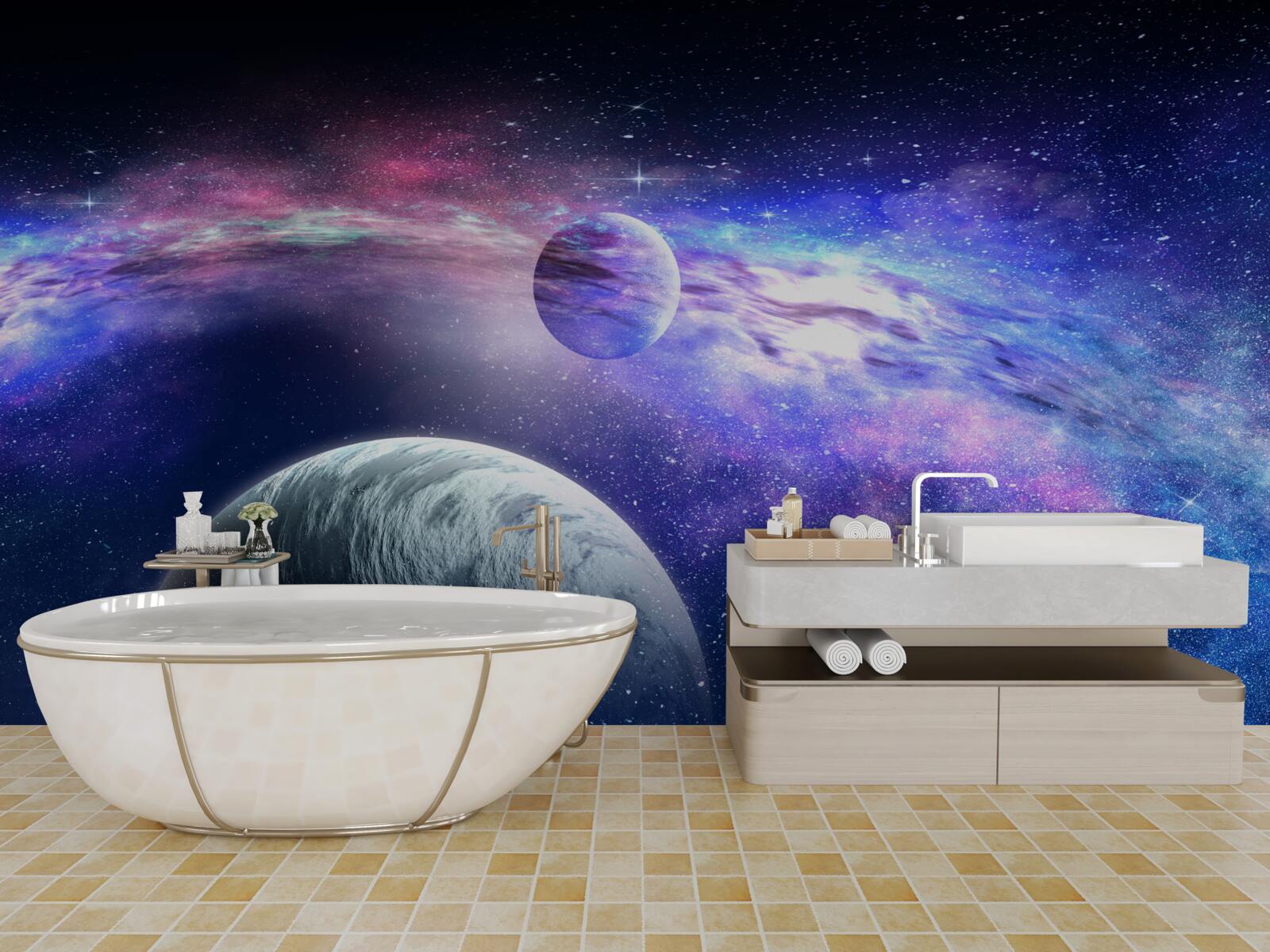 Fototapeten ungelöste Tiefen des Universums