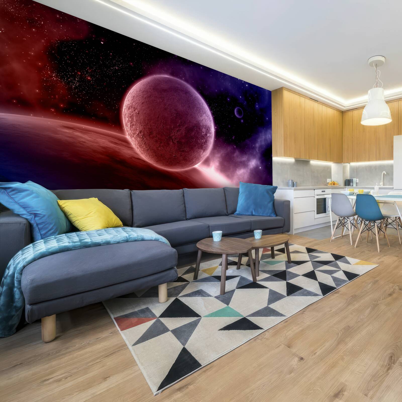 Fototapeten unentdeckte Planeten unseres Raums