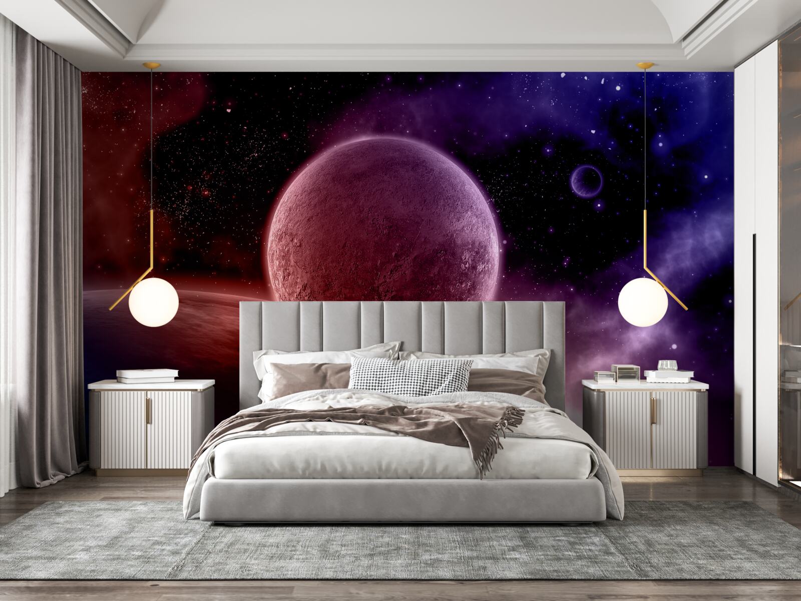 Fototapeten unentdeckte Planeten unseres Raums