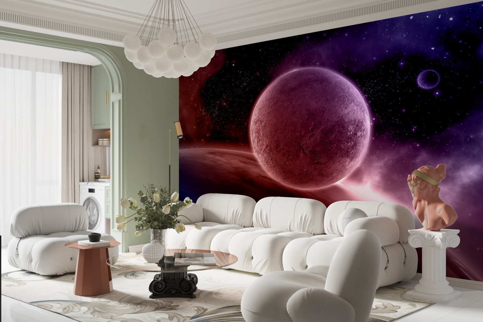 Fototapeten unentdeckte Planeten unseres Raums