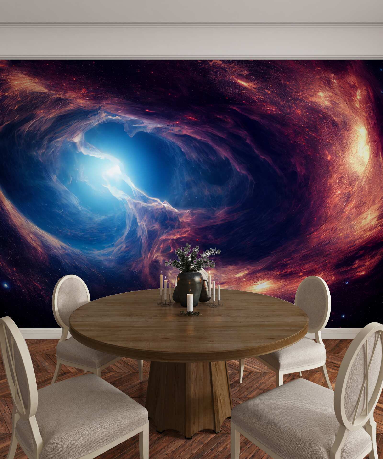 Fototapeten Nebulos und Weltraumsystem