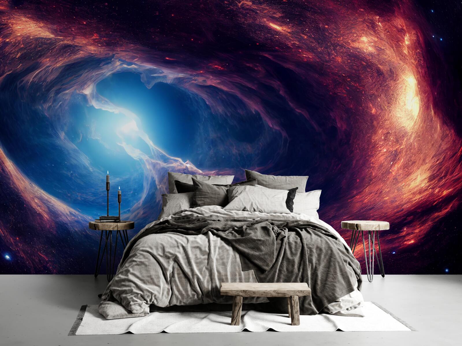 Fototapeten Nebulos und Weltraumsystem