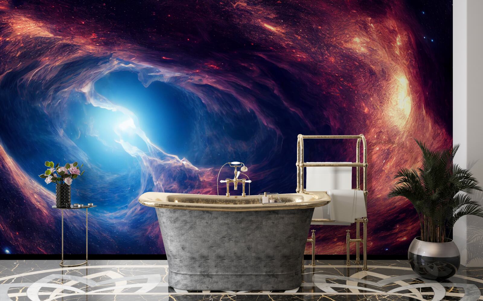 Fototapeten Nebulos und Weltraumsystem