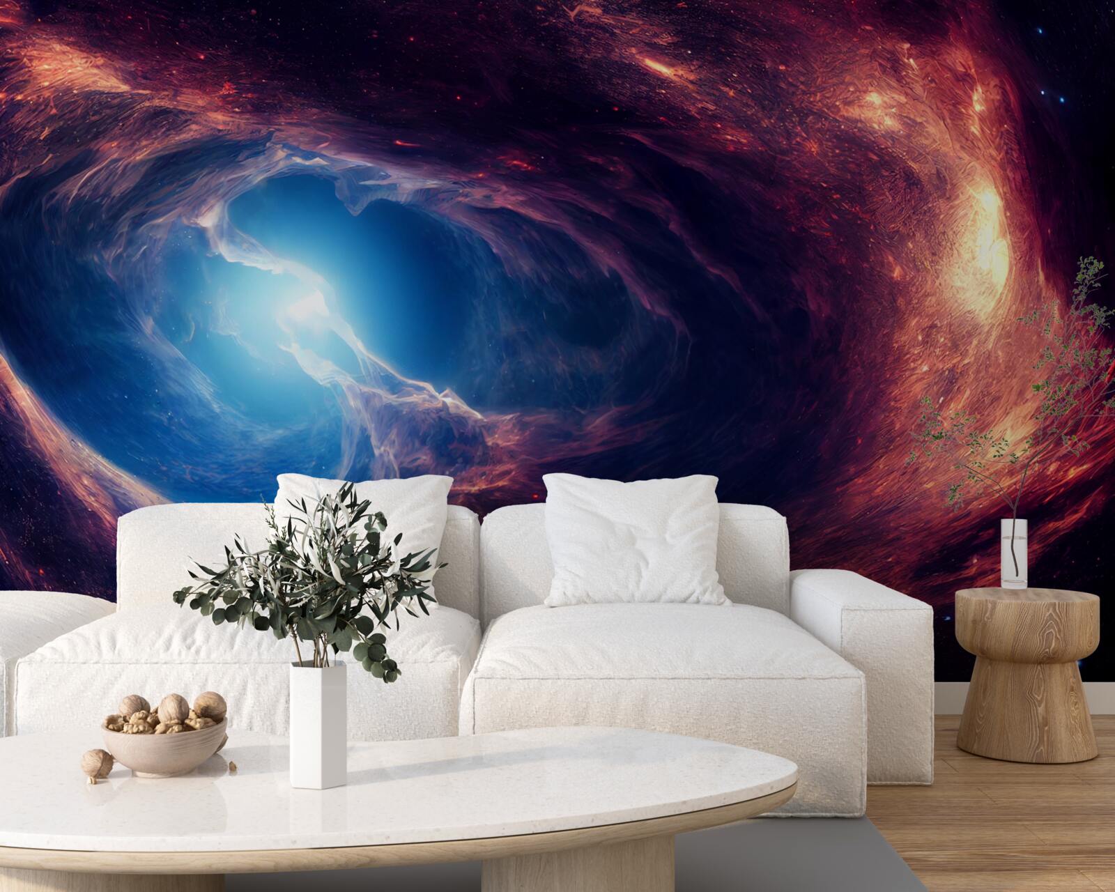 Fototapeten Nebulos und Weltraumsystem