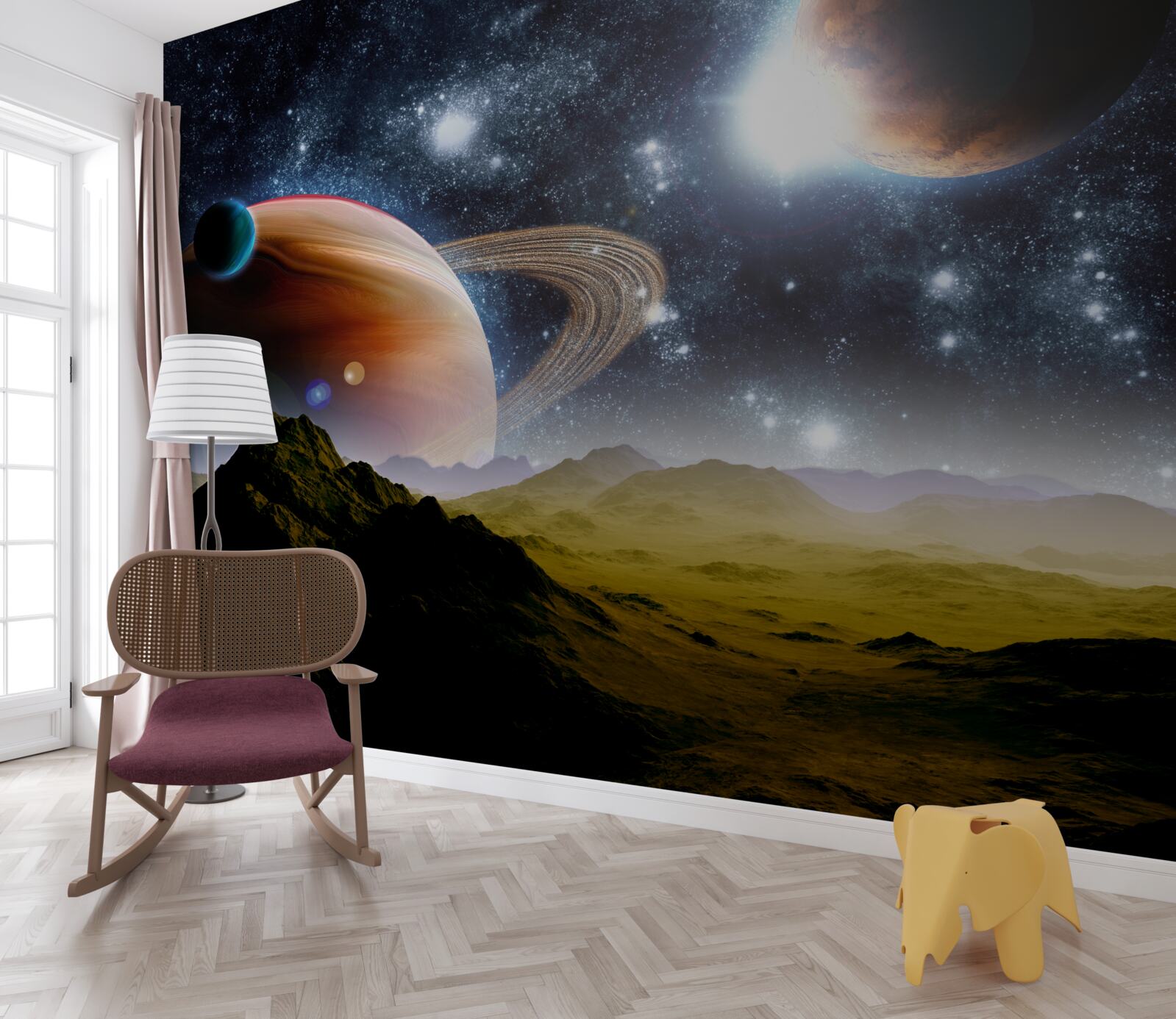 Fototapeten Weltraumplaneten