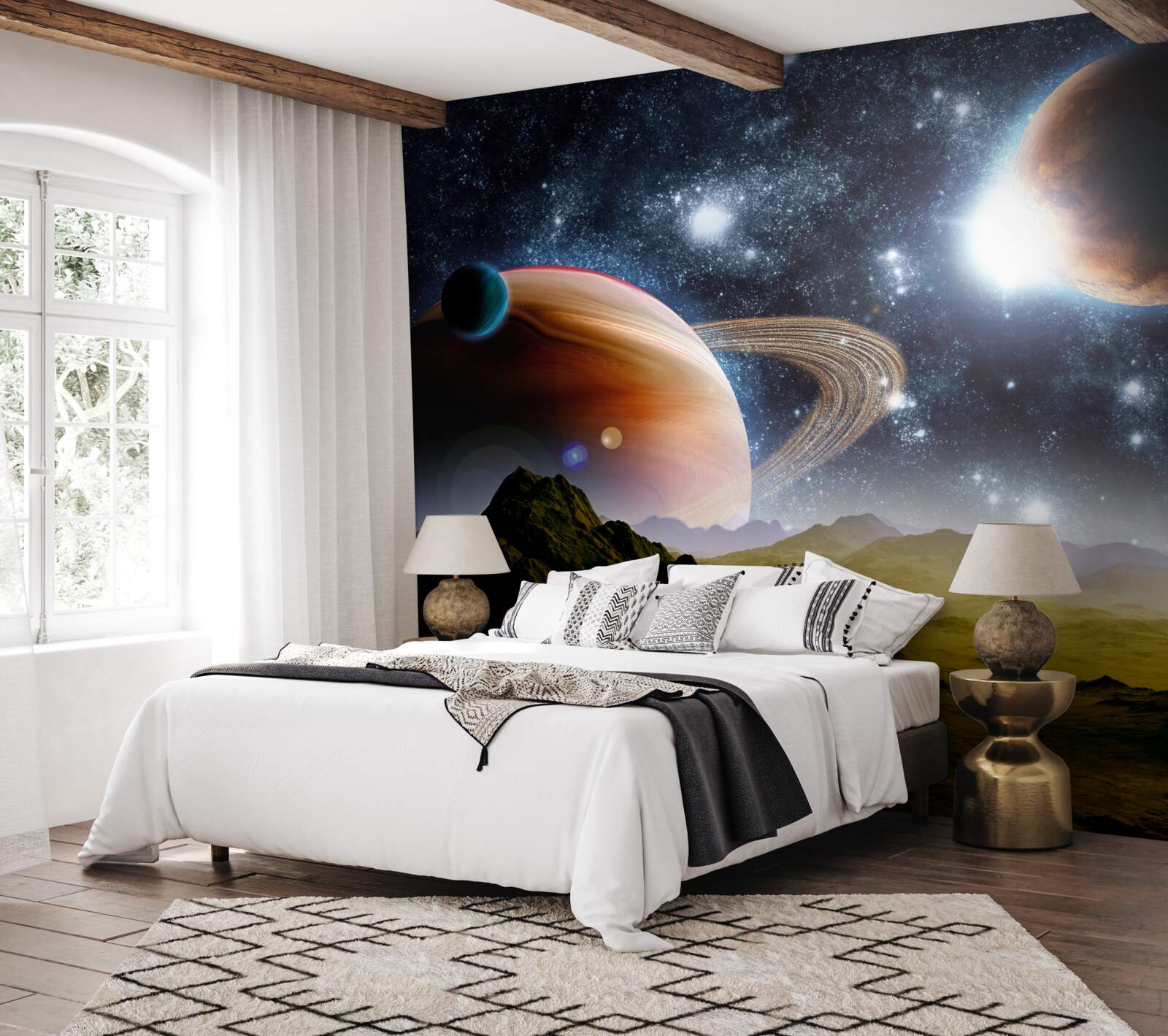 Fototapeten Weltraumplaneten