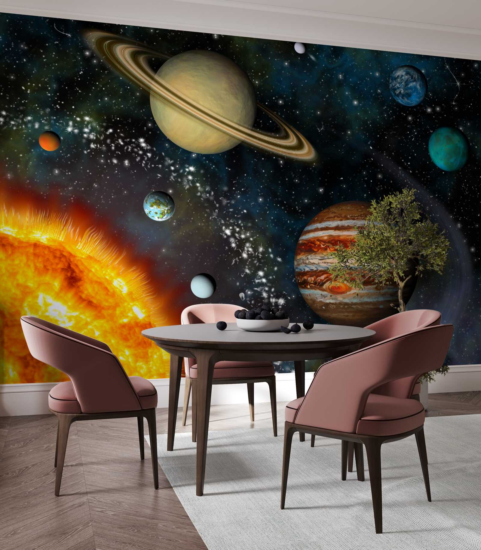 Fototapeten Exklusive Planet -Prozession