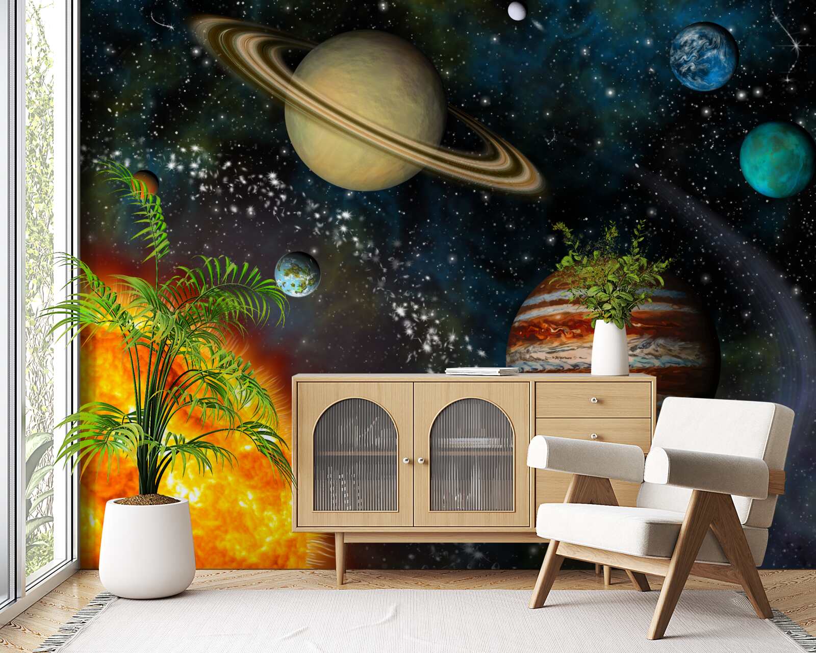 Fototapeten Exklusive Planet -Prozession
