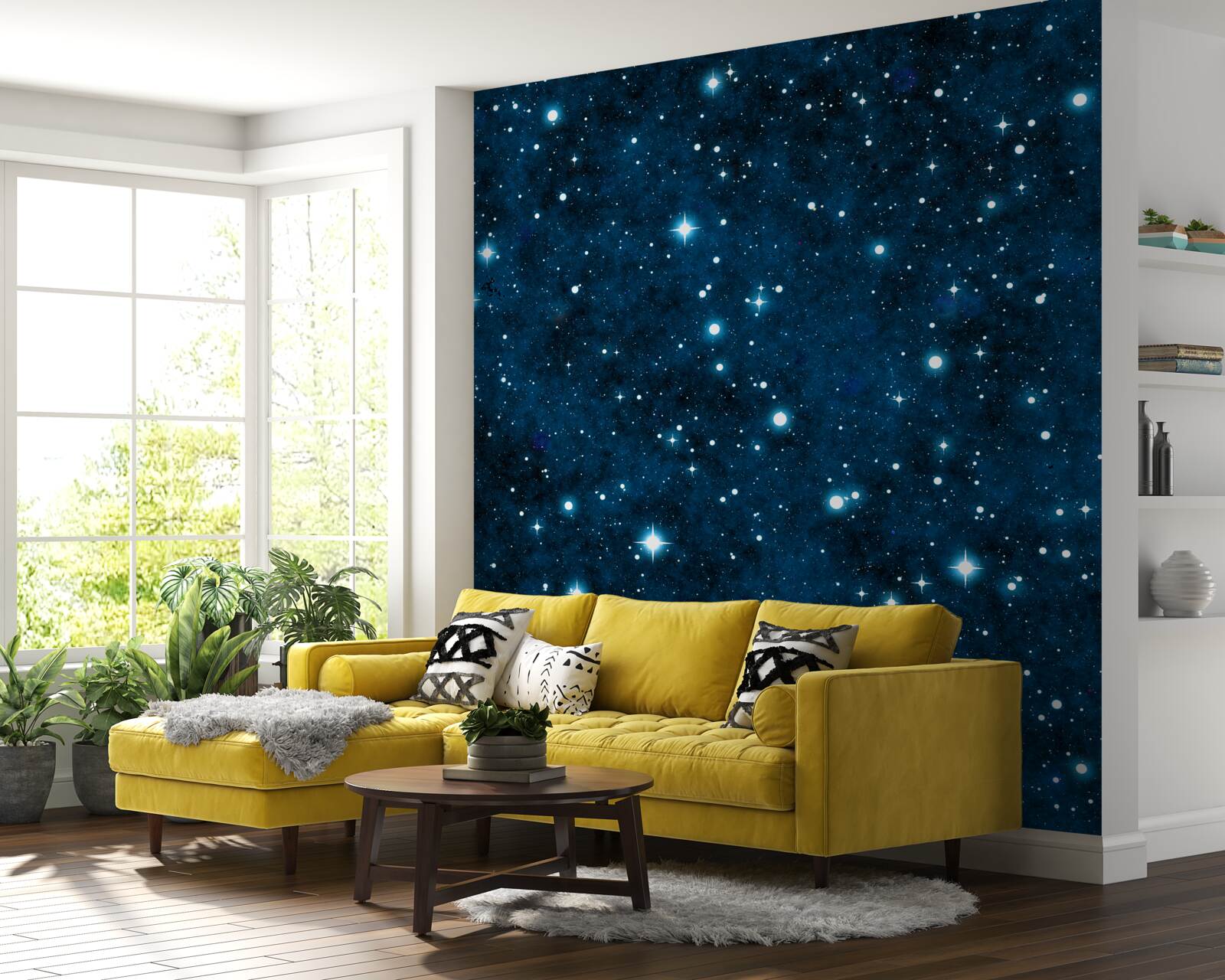Fototapeten Sterne am Himmel, klein und groß