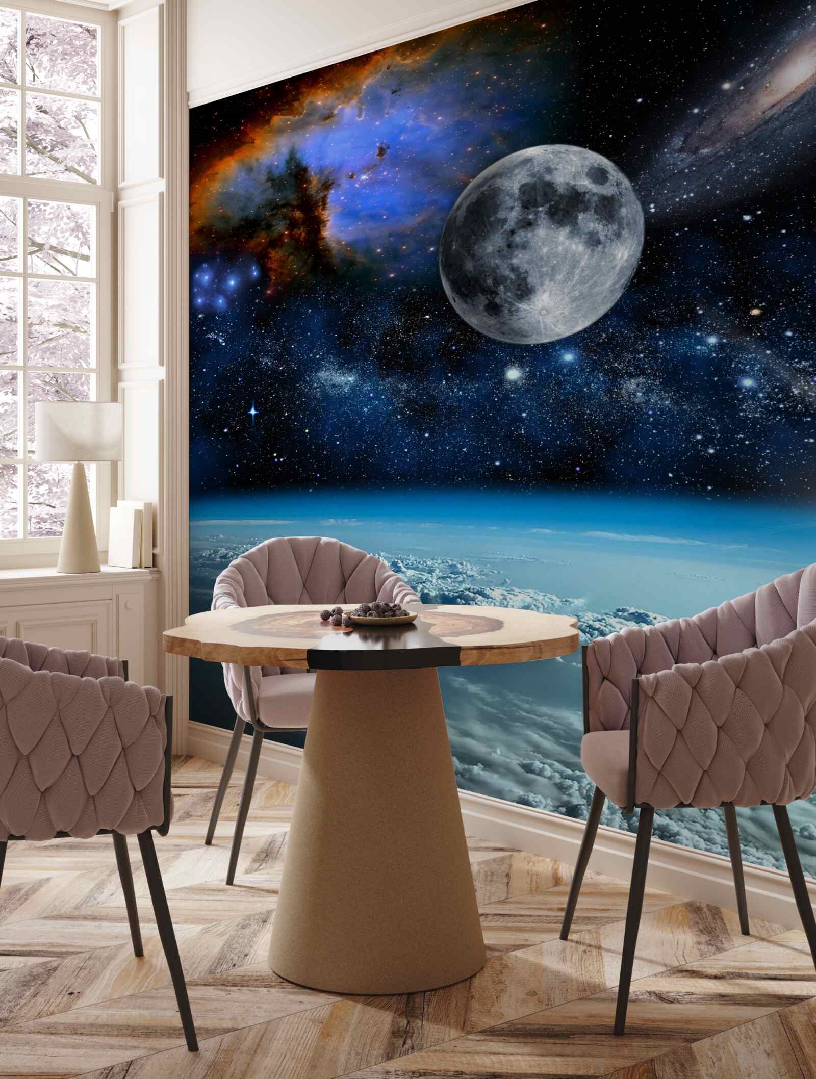 Fototapeten Ein faszinierendes Panorama des Universums