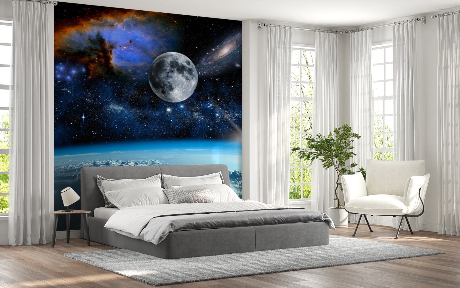 Fototapeten Ein faszinierendes Panorama des Universums