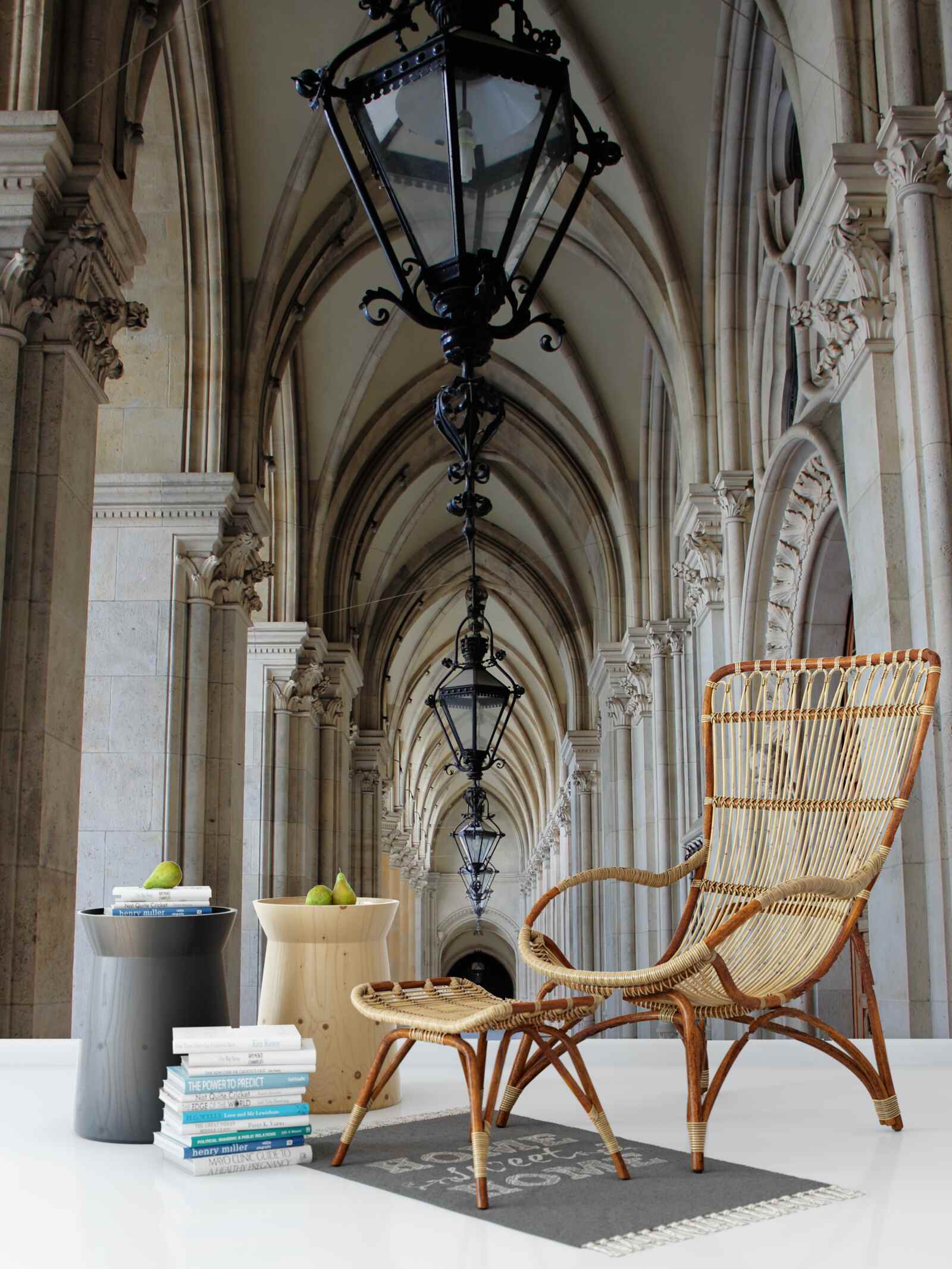 Fototapeten Gotische Bögen des Stadtrats von Wien