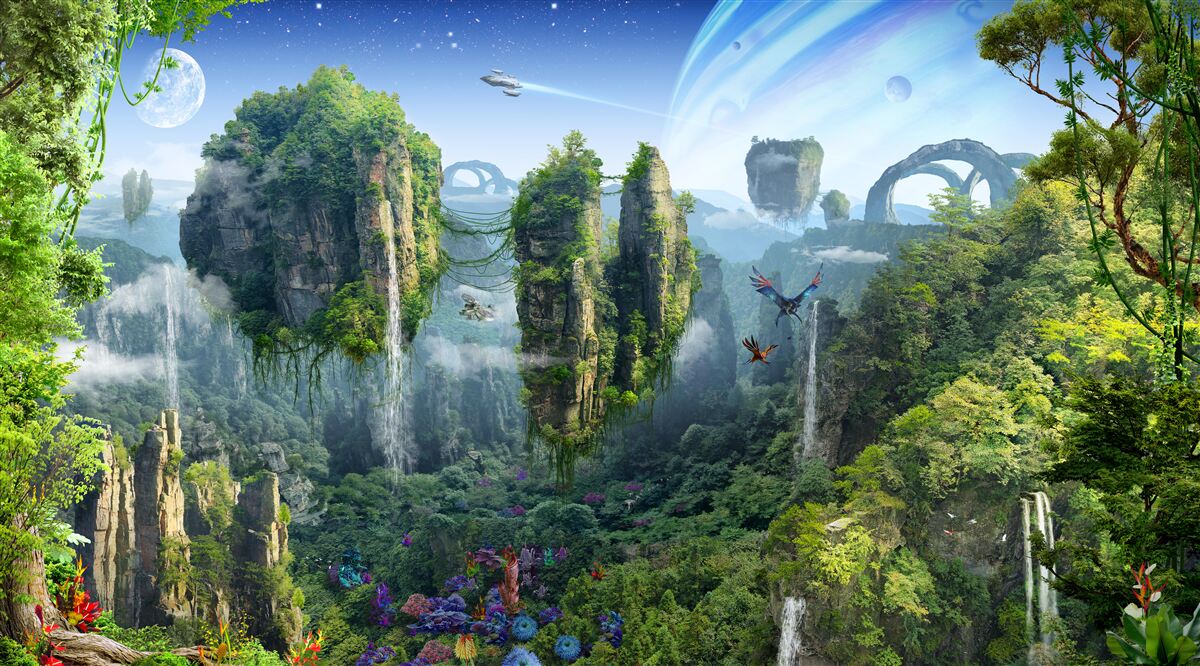 Fototapeten Pandoras magischer Planet