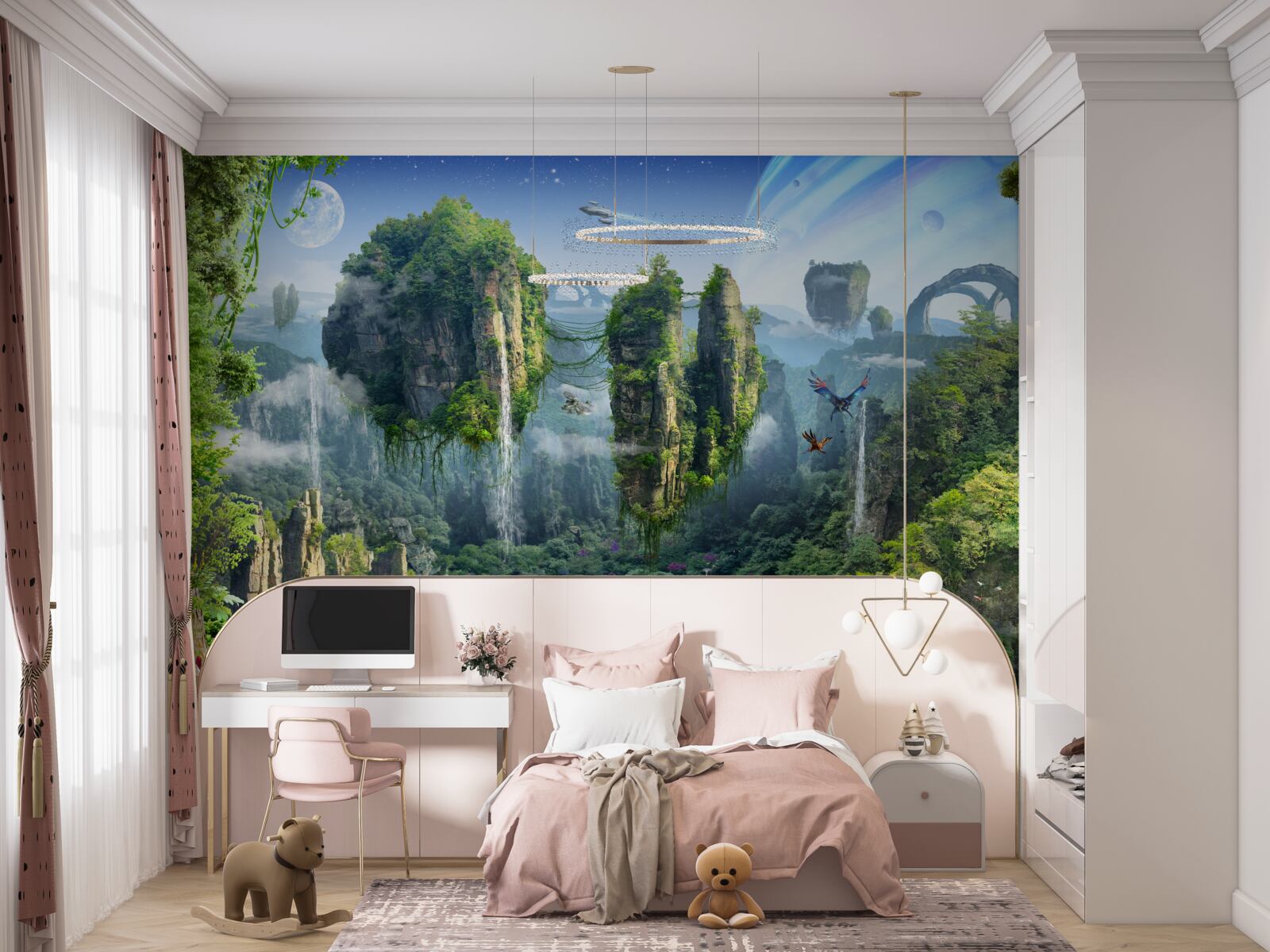 Fototapeten Pandoras magischer Planet