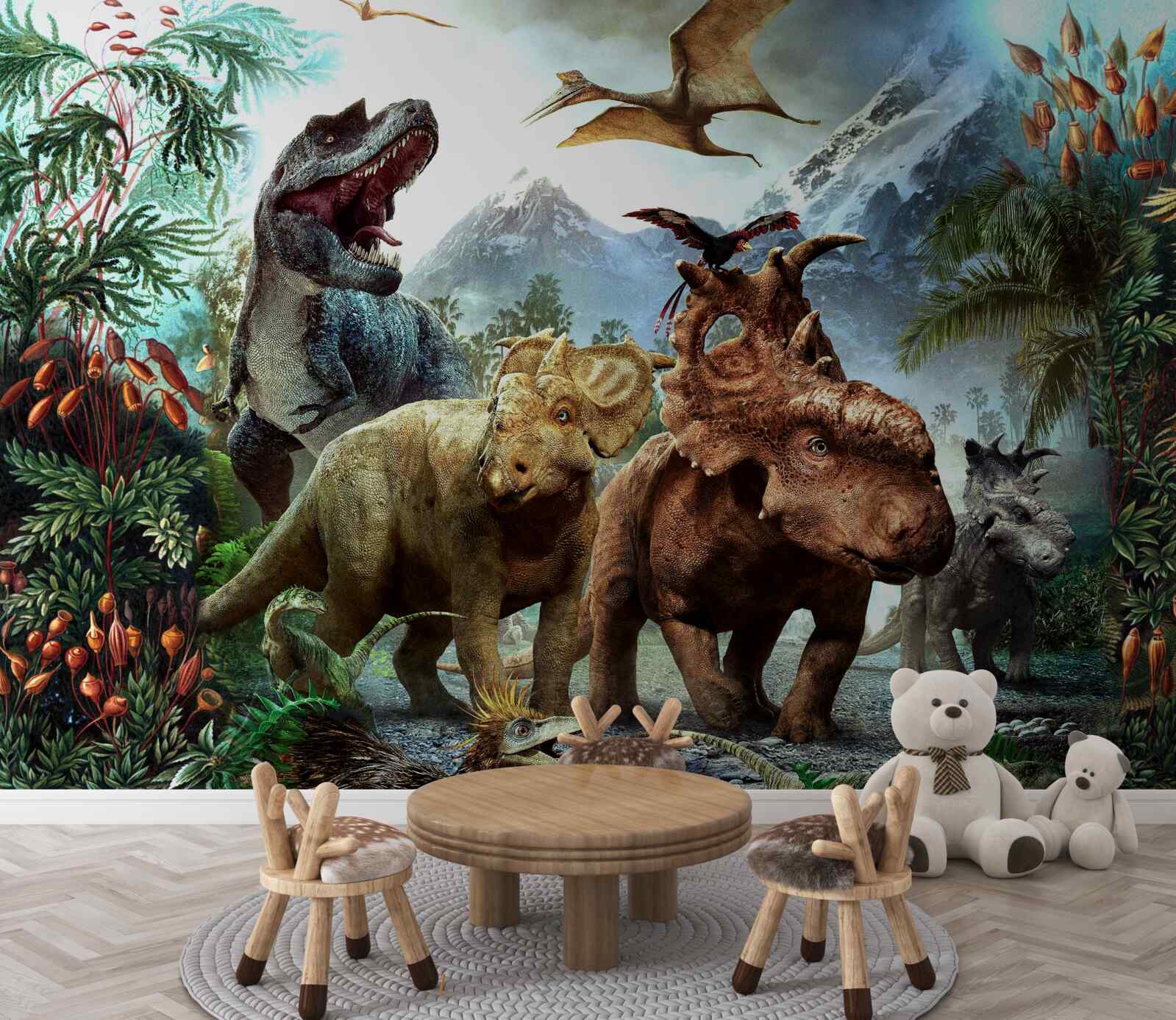 Fototapeten Jura -Dinosaurier