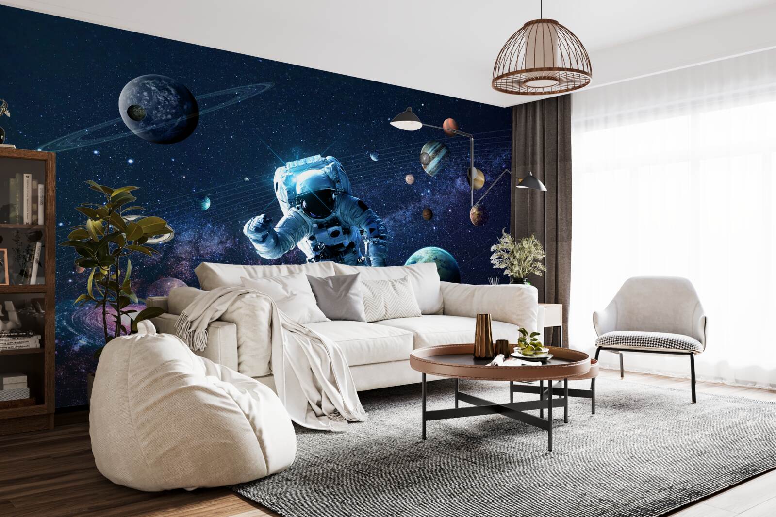 Fototapeten Astronaut im Universum