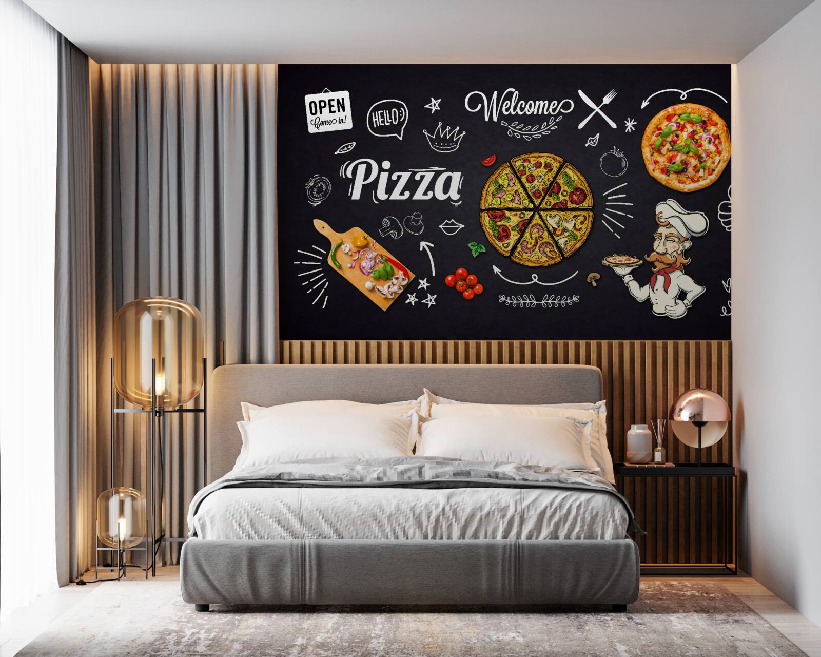 Fototapeten Mit Pizza kochen