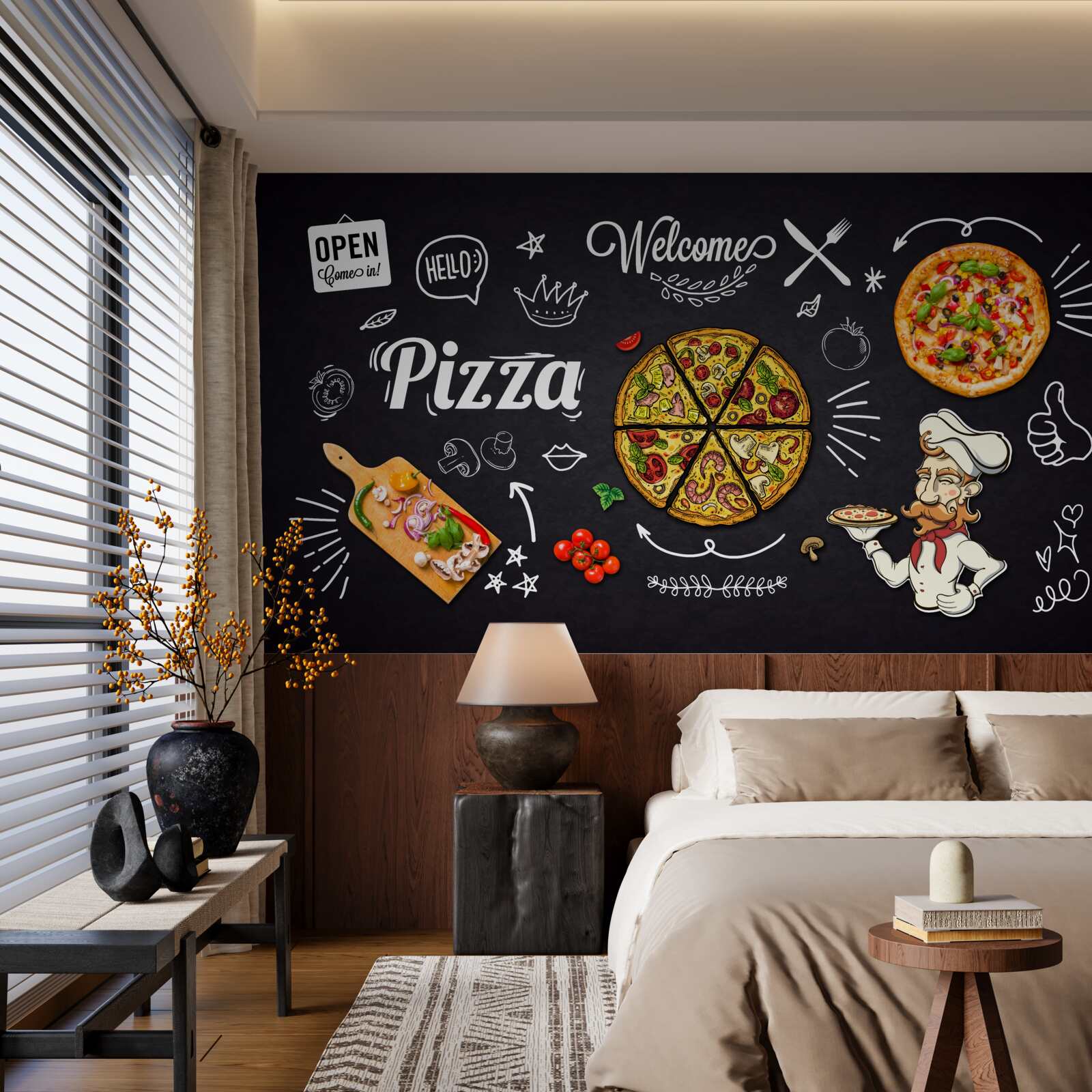 Fototapeten Mit Pizza kochen