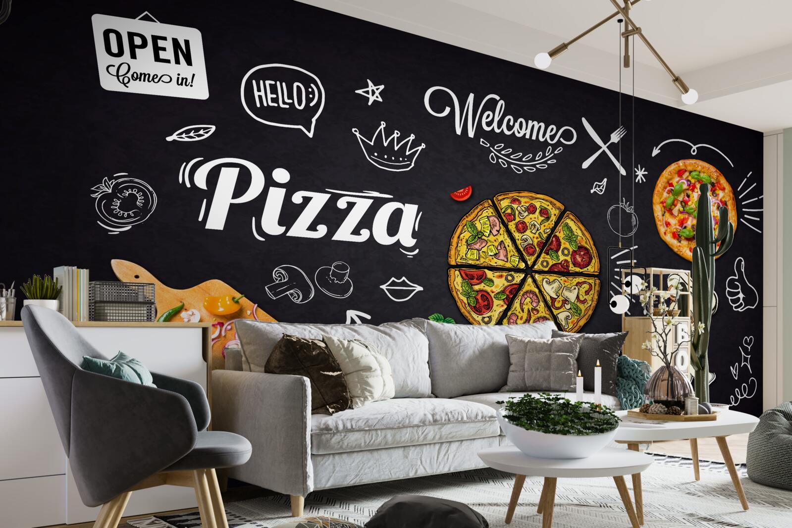 Fototapeten Mit Pizza kochen