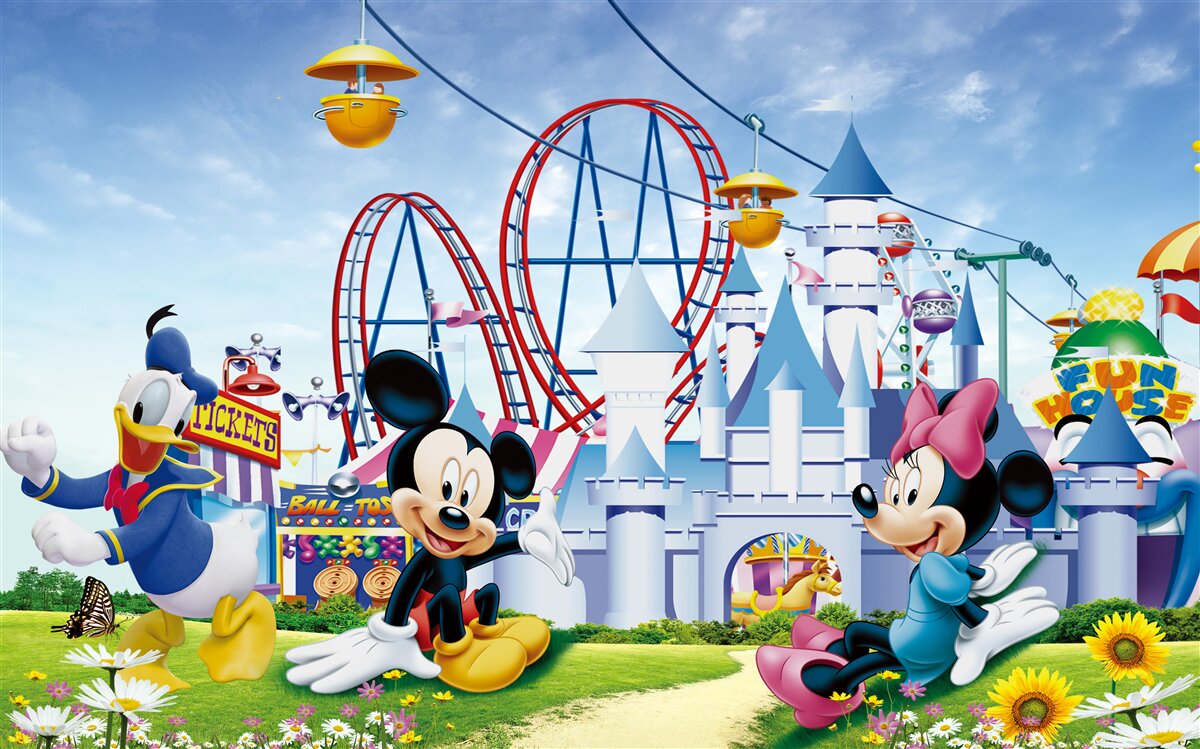 Fototapeten Disneys Hauptfiguren