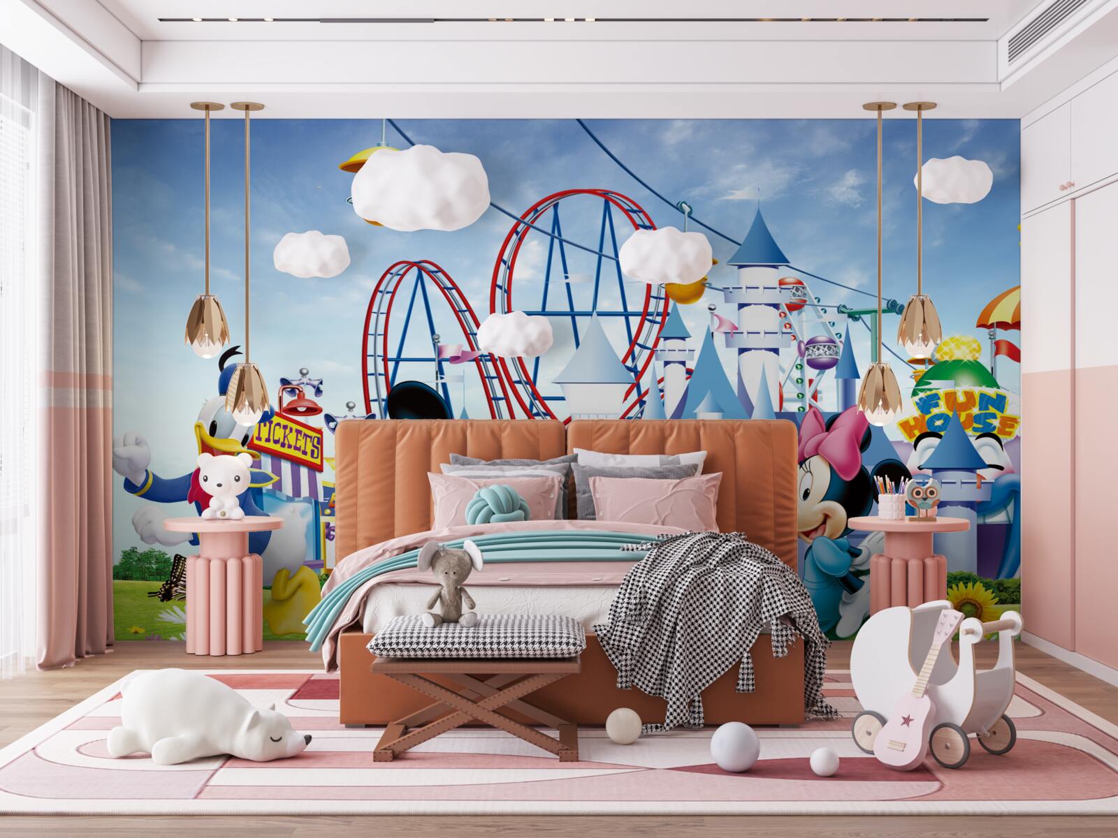 Fototapeten Disneys Hauptfiguren