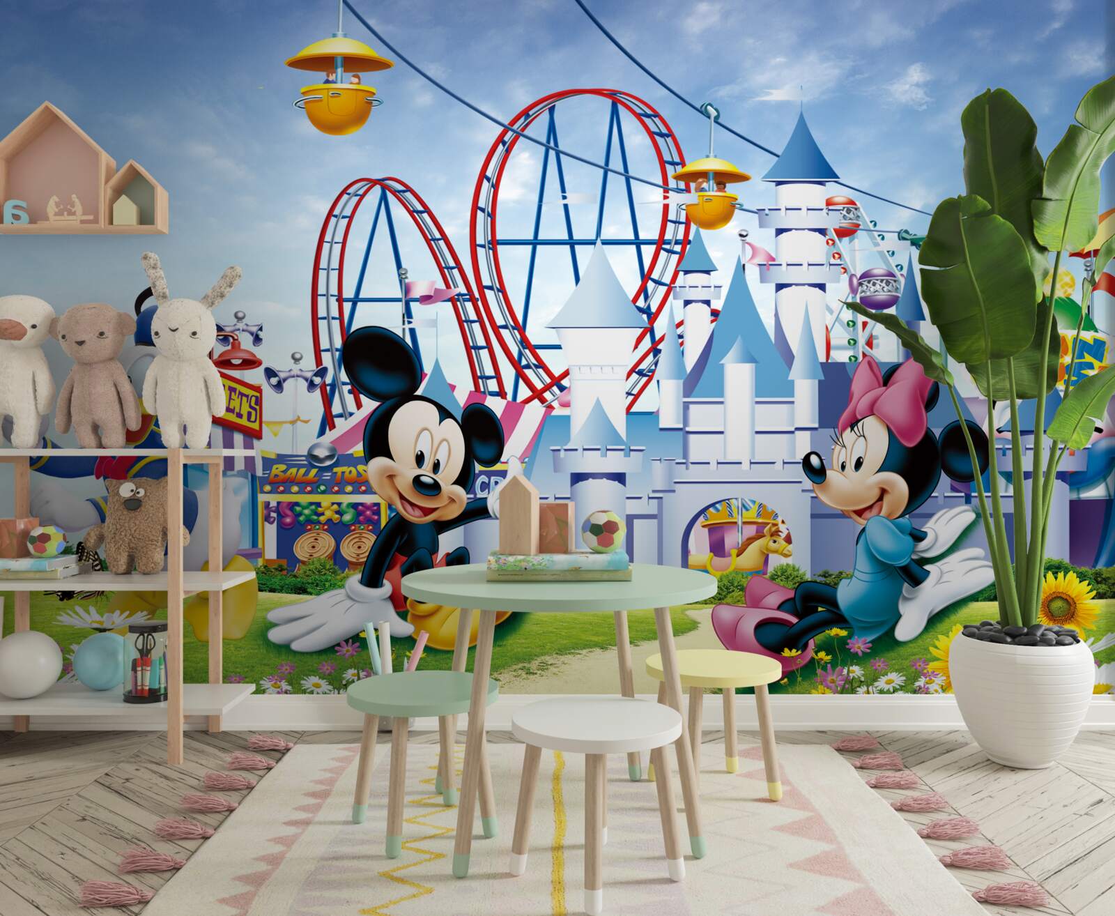 Fototapeten Disneys Hauptfiguren
