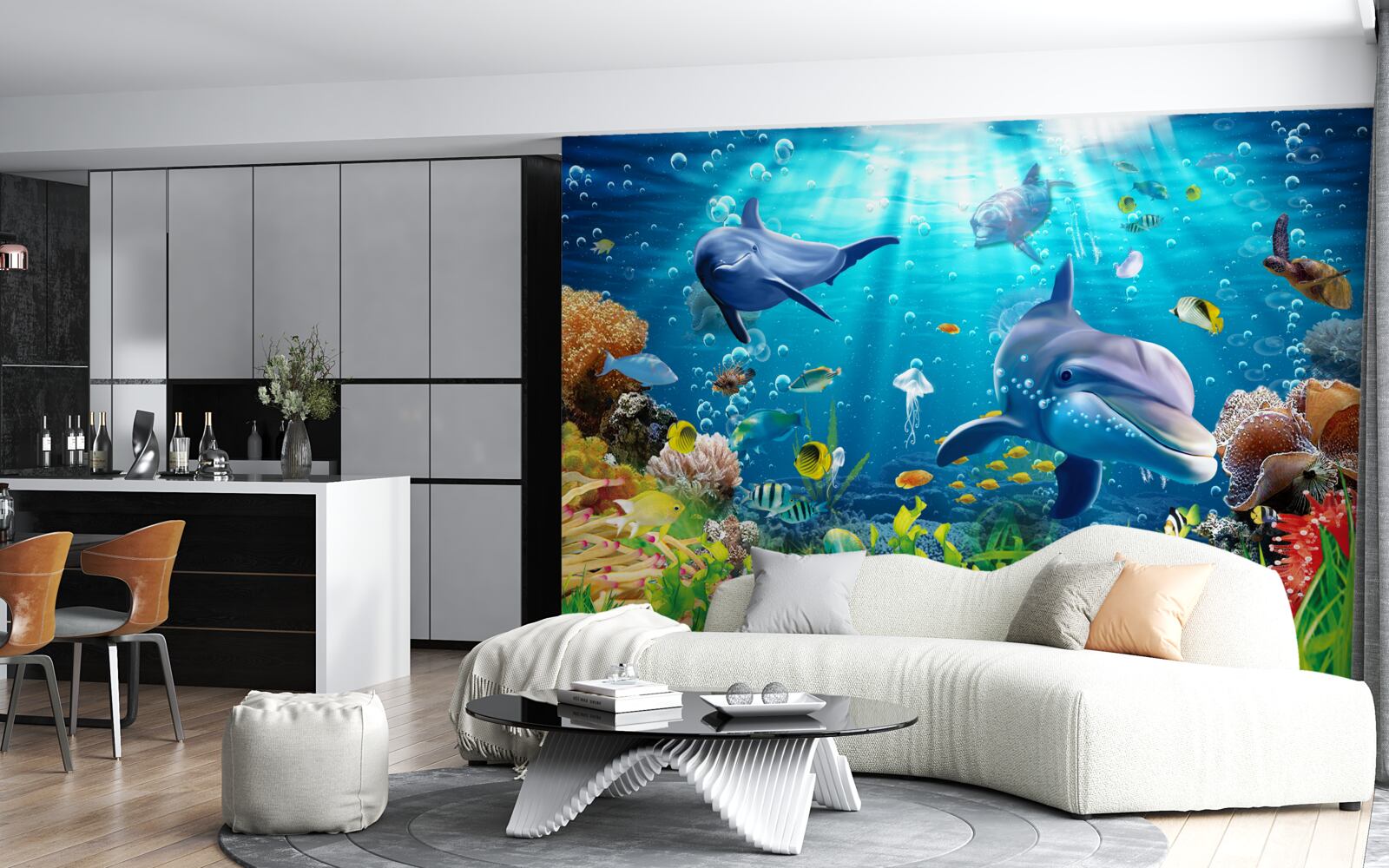 Fototapeten Faszinierendes Unterwasseruniversum